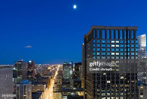 downtown chicago - state street - state street bildbanksfoton och bilder