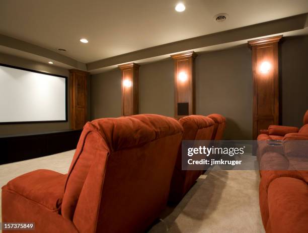 sistema home theater. - home cinema foto e immagini stock
