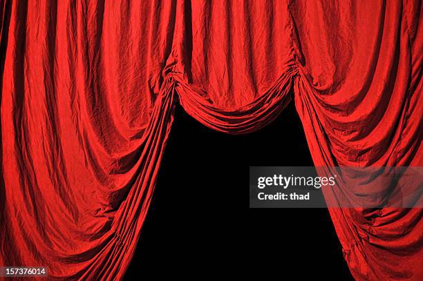 entrance in red velvet - crushed leaves stock pictures, royalty-free photos & images