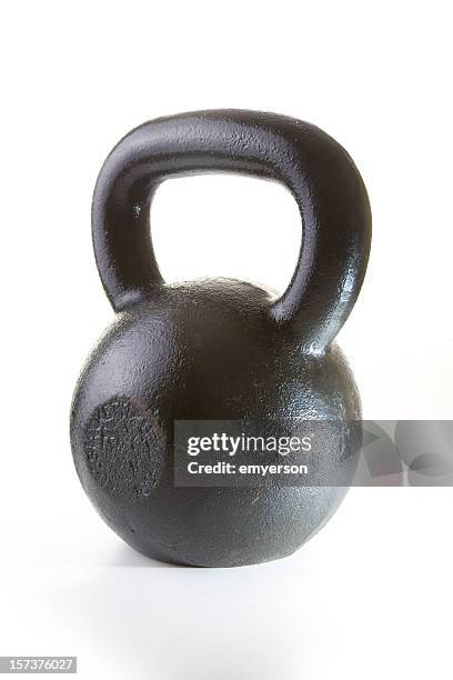 kettlebell - cut out sport stock pictures, royalty-free photos & images