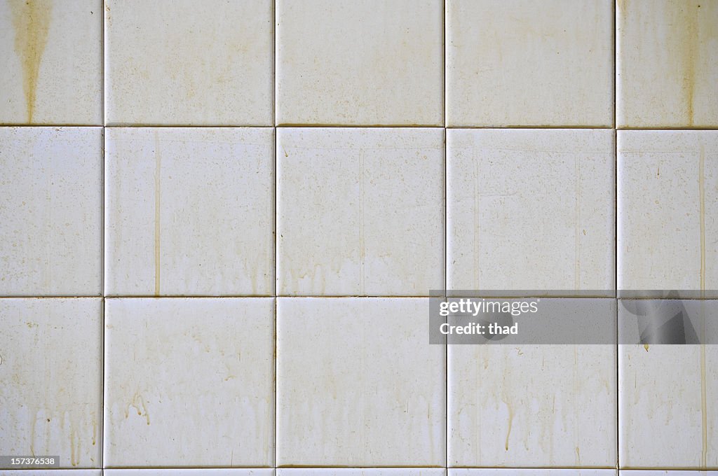 Dirty weißen Fliesen