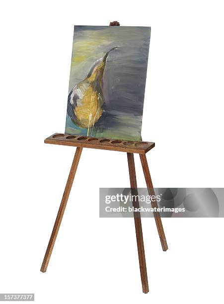 pintura - easel imagens e fotografias de stock