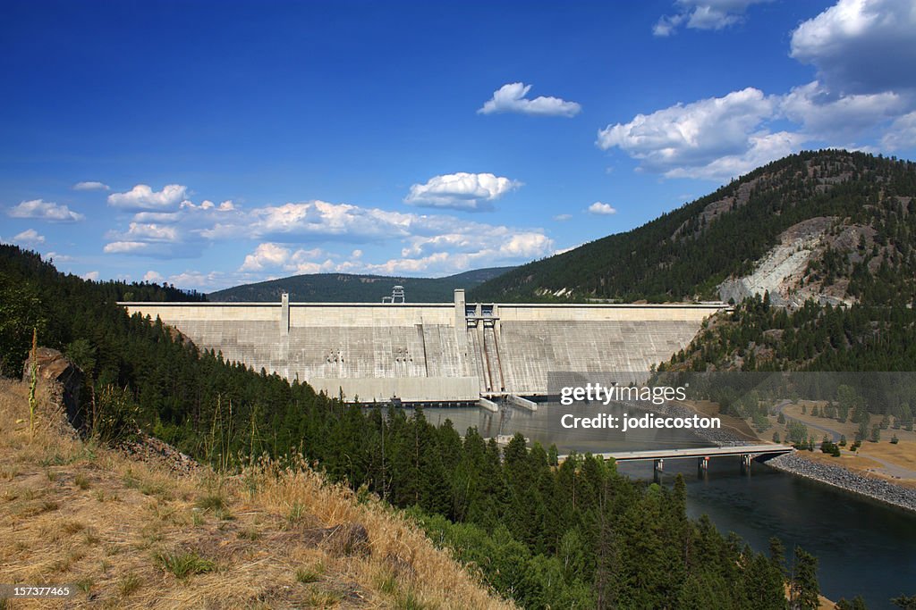 Libby Dam on Koocanusa Reservoir