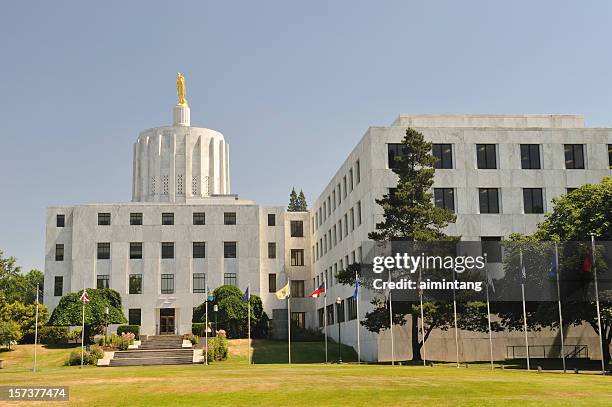 en salem state building - salem oregon fotografías e imágenes de stock