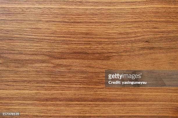 horizontally grained wood floor background in brown shades - 木製 個照片及圖片檔