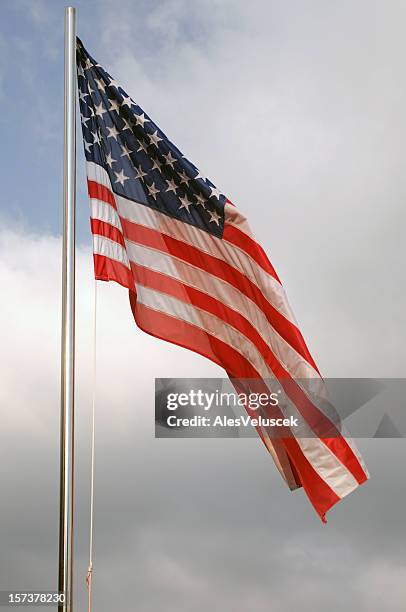 american flag - pole stock pictures, royalty-free photos & images