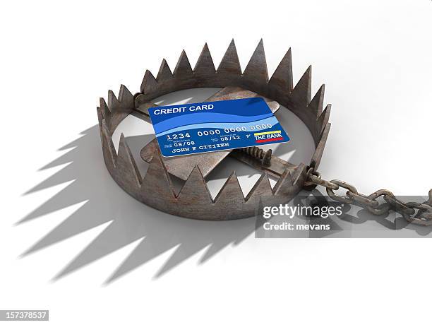 credit risk - bear trap stock pictures, royalty-free photos & images