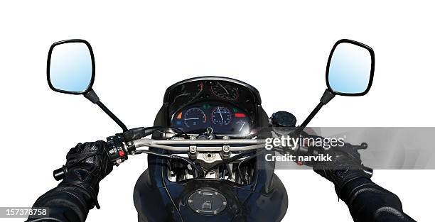 detail of motorbike - handlebar stock pictures, royalty-free photos & images