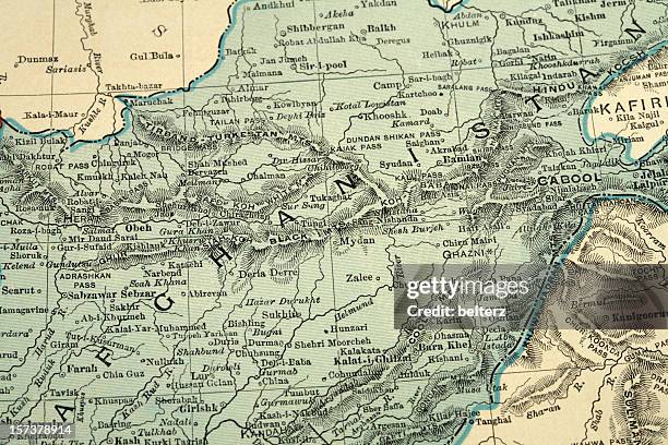 afghanistan - afghanistan map stock pictures, royalty-free photos & images