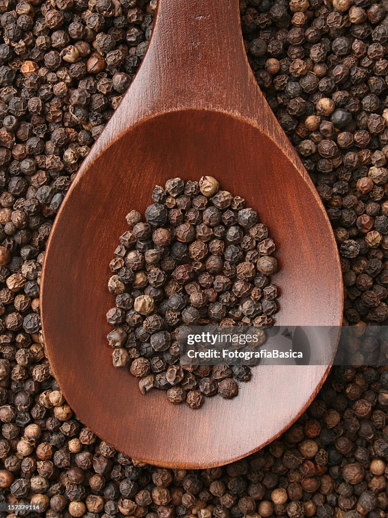 Black peppercorns