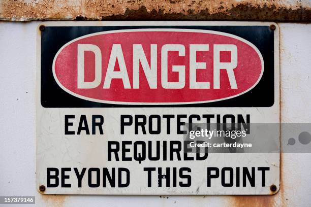 Ear Rust Sign Ear Protection Sign Photos and Premium High Res Pictures - Getty Images