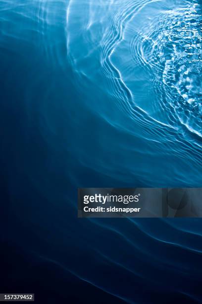 moving deep water background (see below for more liquid pictures) - rippled stock pictures, royalty-free photos & images