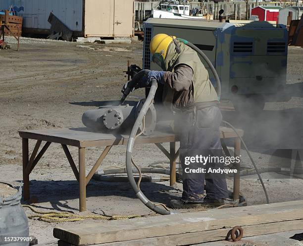 sand blasting - sandblasting stock pictures, royalty-free photos & images