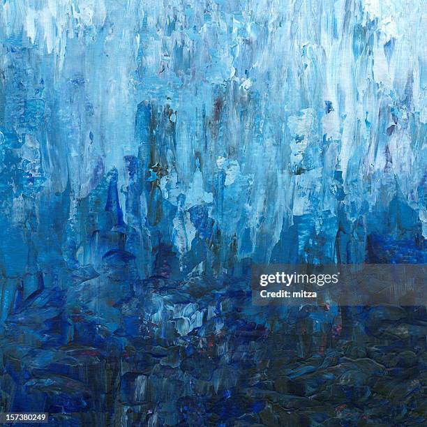 abstract background in blue - arctic stock illustrations