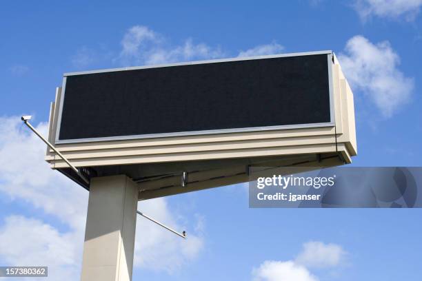 electronic led billboard - electronic billboard stock pictures, royalty-free photos & images