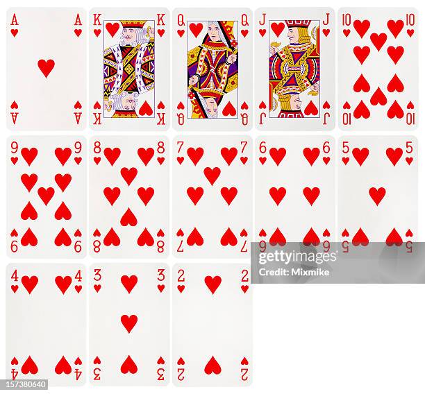 heart suit - hearts playing card stock pictures, royalty-free photos & images
