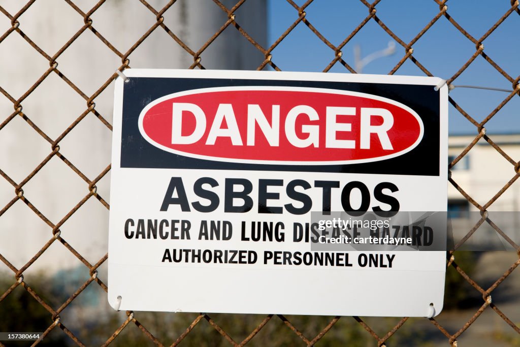 Danger Asbestos Warning Sign