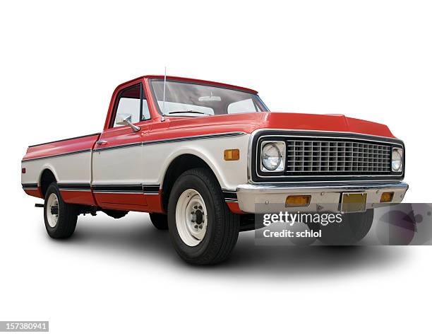 old chevy truck - pick up truck stock pictures, royalty-free photos & images