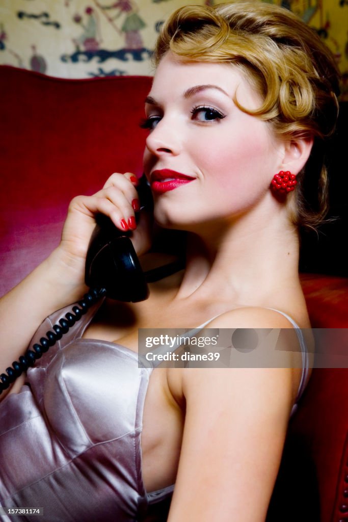 On the telephone