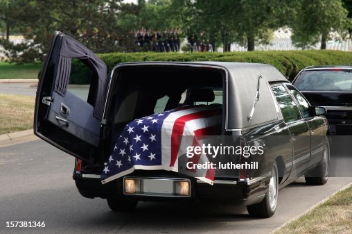 Military Funeral hearse