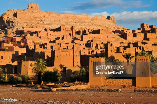 ait ben haddou - casbah stock pictures, royalty-free photos & images