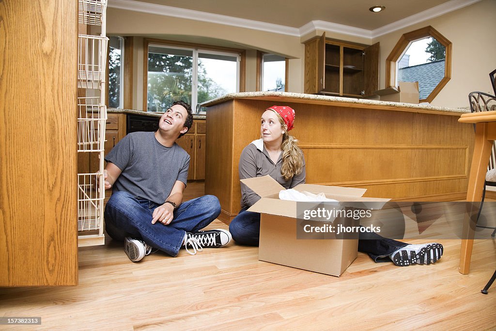 Couple in New Kitchen