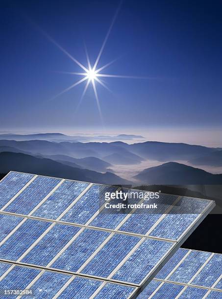 solarenergy (image size xxl) - elektrik stockfoto's en -beelden