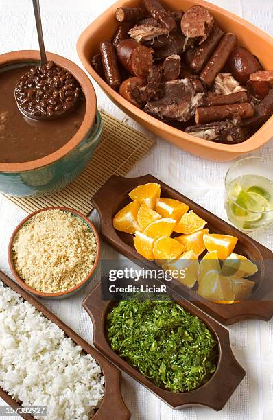 feijoada - brazilian feijoada dish stock pictures, royalty-free photos & images