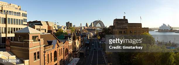 'rocks' panorama - the rocks sydney stock pictures, royalty-free photos & images