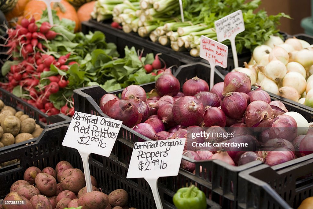 Farmers Market Organic Vegetables