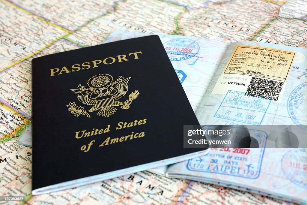 Passport and Visa Stamps