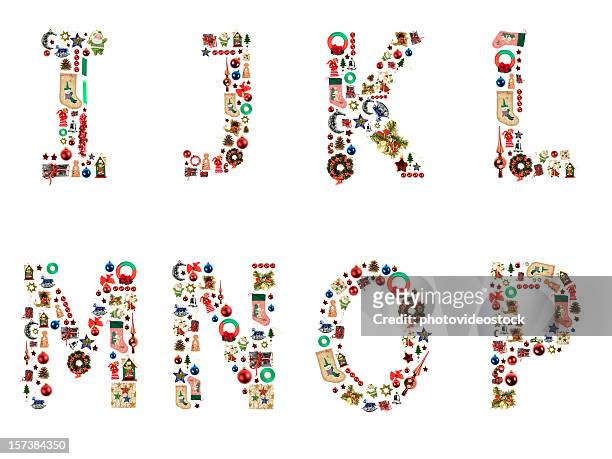 xxl weihnachten alphabet - alphabet hand made stock-fotos und bilder
