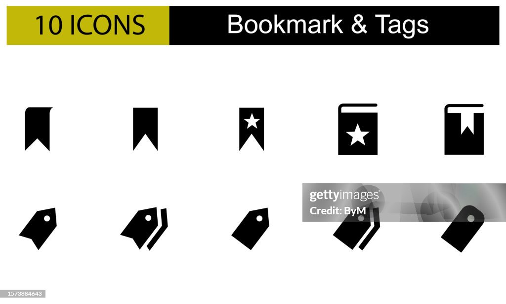 10 Symbole, Lesezeichen &; Tags