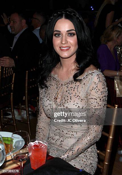 Honoree Katy Perry attends "Trevor Live" honoring Katy Perry and Audi of America for The Trevor Project held at The Hollywood Palladium on December...