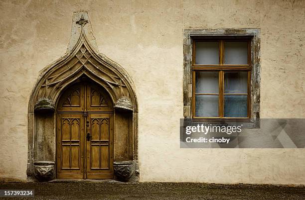 katharinenportal , luther house / lutherhaus  ( wittenberg ) - lutherstadt wittenberg stock pictures, royalty-free photos & images