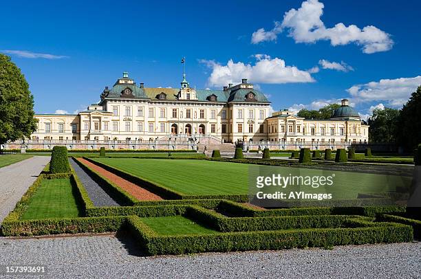drottningholm palace (sweden) - stockholm stock pictures, royalty-free photos & images