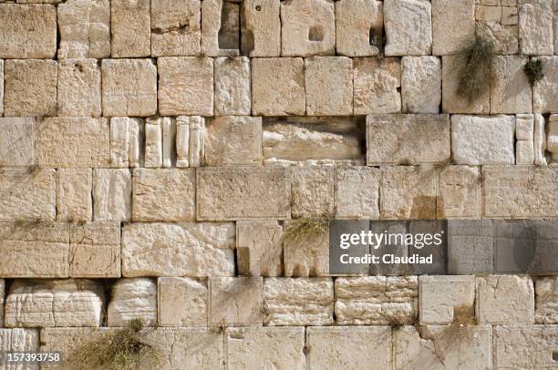 pared occidental - muro de las lamentaciones fotografías e imágenes de stock