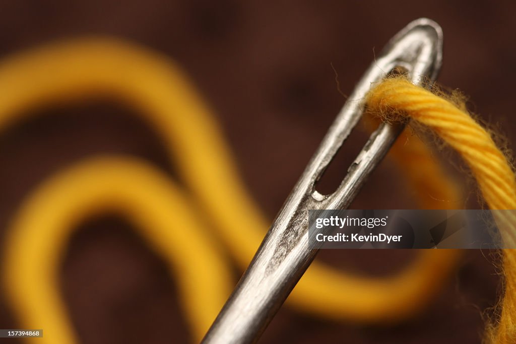 Needle And Thread High-Res Stock Photo - Getty Images