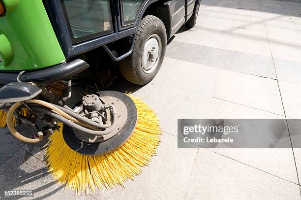 street sweeper - street sweeper stock pictures, royalty-free photos & images