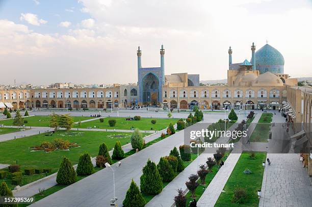 naghsh ich jahan square, isfahan, iran - isfahan stock-fotos und bilder