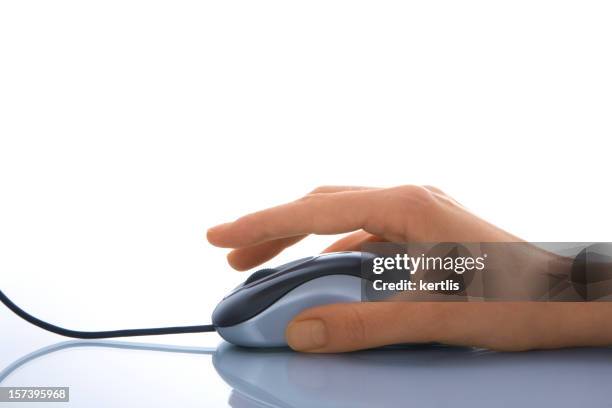 Hand Computer Mouse Isolated Photos and Premium High Res Pictures ...