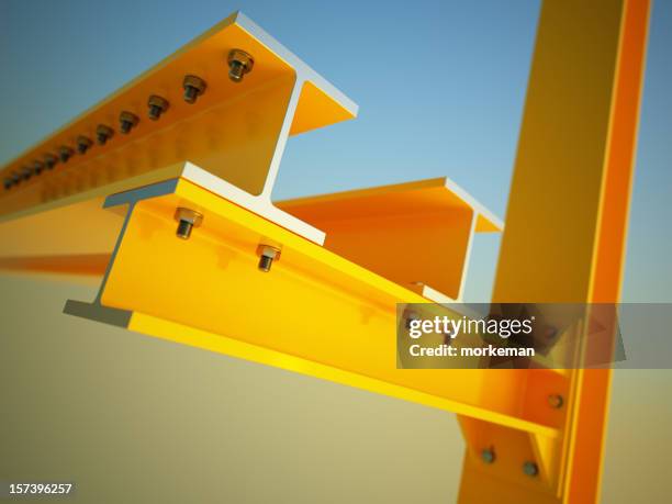 construction beam - girder stock pictures, royalty-free photos & images