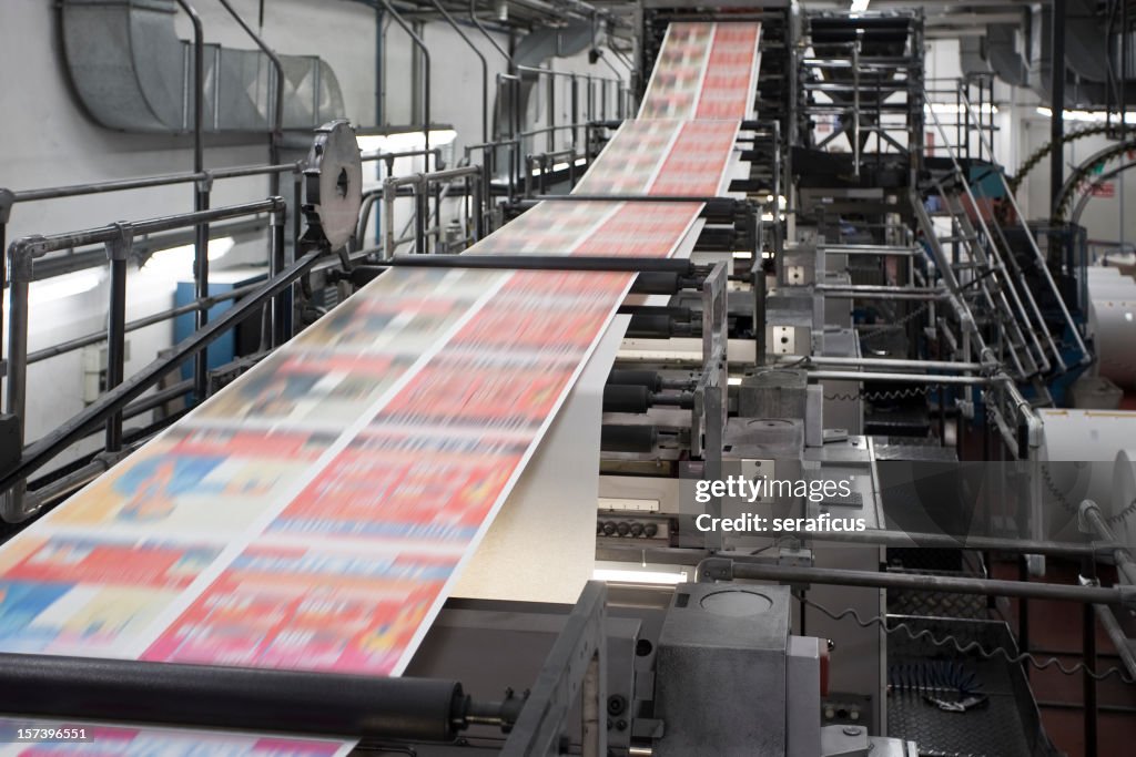 Printing newspapers