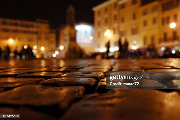 square in rome - campo de fiori stockfoto's en -beelden