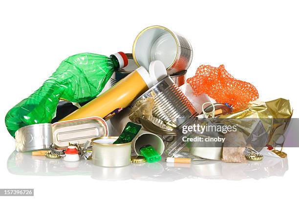 spazzatura-riciclaggio - rifiuto foto e immagini stock