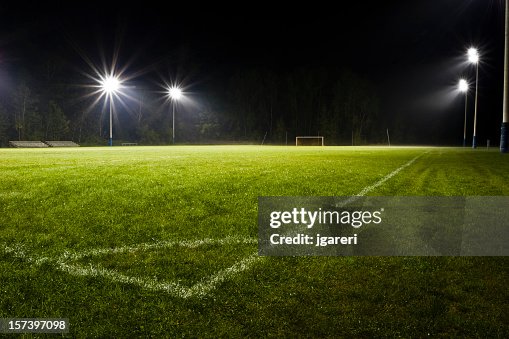 Soccer Field at Night Soccer Field at Night