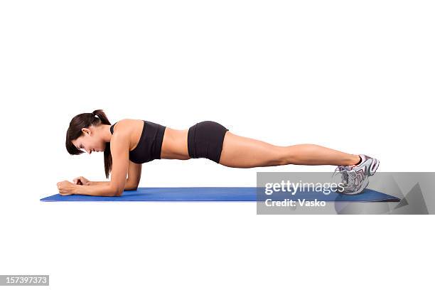 core strength exercise - core strength stock pictures, royalty-free photos & images