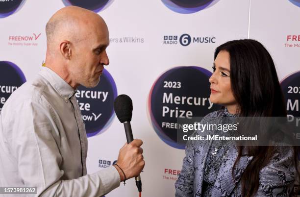 Jessie Ware attends the 2023 Mercury Prize Launch photocall at the Langham Hotel on July 27, 2023 in London, England.