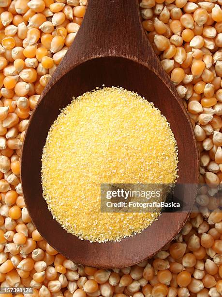 corn flour - cornmeal stock pictures, royalty-free photos & images