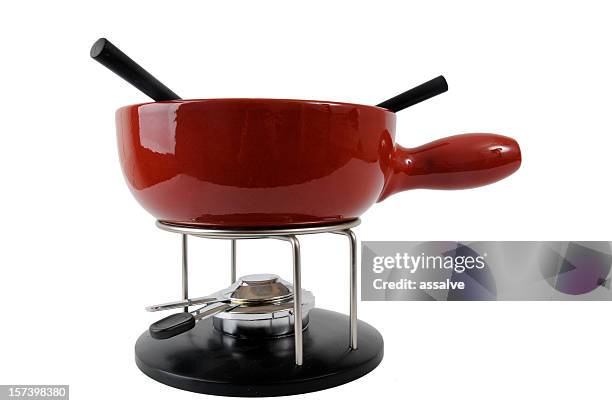 melted caquelon - fondue stock pictures, royalty-free photos & images